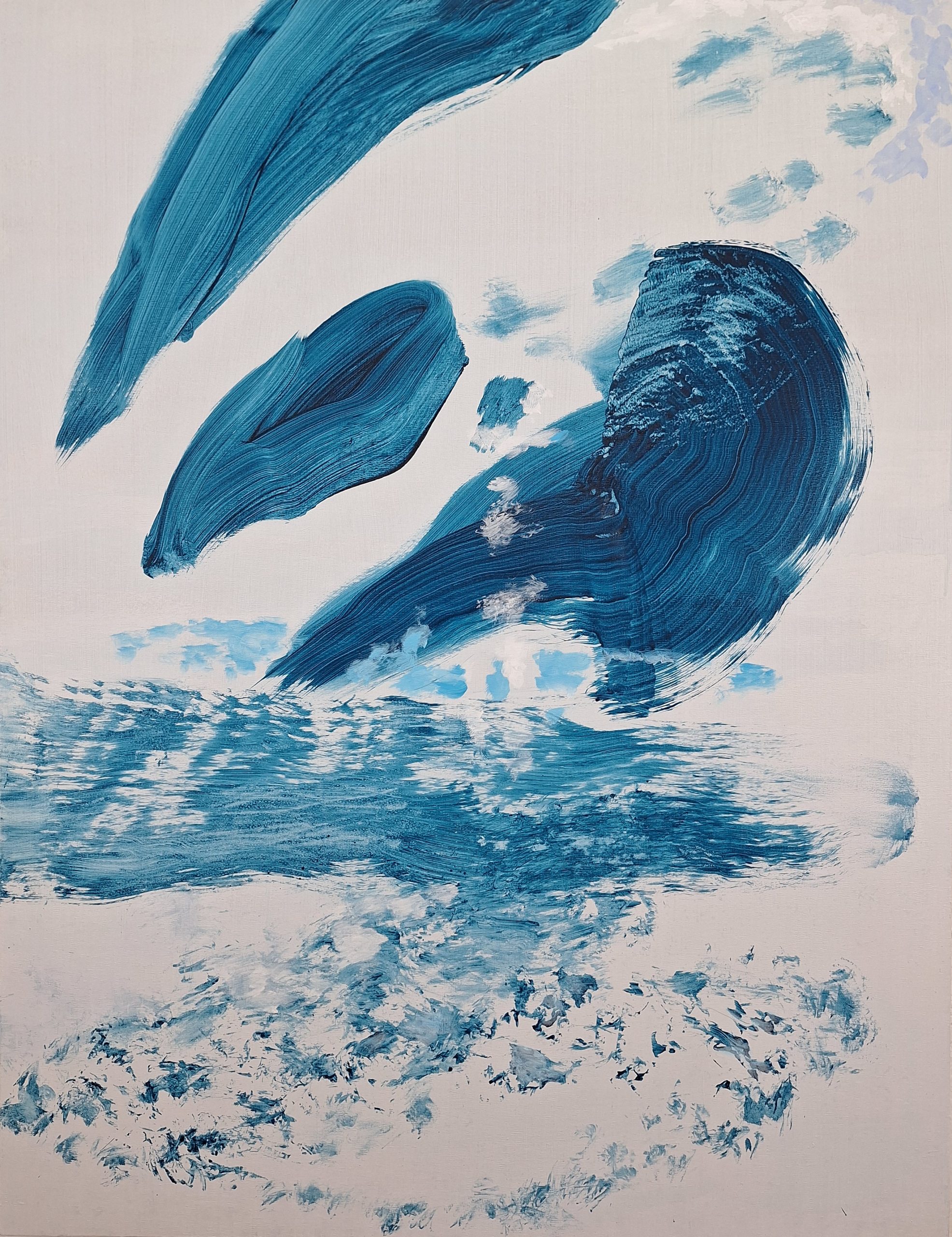Evocación, 2026. Acrílico sobre tela, 116x89cm